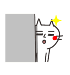 日本猫リアクション。（個別スタンプ：36）