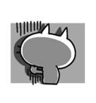 白猫リアクション。（個別スタンプ：15）