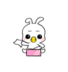 動く！ツンデレ赤ちゃんうさぎ（個別スタンプ：21）