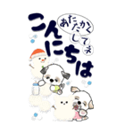 【Big】Babyシーズー犬 1『冬』（個別スタンプ：2）