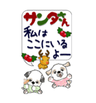 【Big】Babyシーズー犬 1『冬』（個別スタンプ：36）