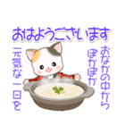 はんてんベビーにゃんこの冬（個別スタンプ：5）