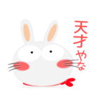 なにわの白うさぎサン★やさしいイラスト（個別スタンプ：5）