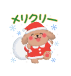 かわいいトイプードル「冬」（個別スタンプ：29）