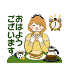 ふんわりリボンちゃん 6 ♡ 冬の気づかい編（個別スタンプ：1）