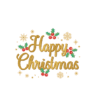 毎年使える！クリスマス＆お正月★おしゃれ（個別スタンプ：5）