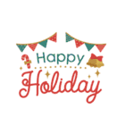 毎年使える！クリスマス＆お正月★おしゃれ（個別スタンプ：6）