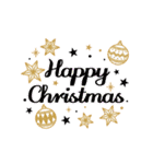 毎年使える！クリスマス＆お正月★おしゃれ（個別スタンプ：7）