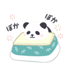 【冬】もふもふパンダンミニ（個別スタンプ：19）
