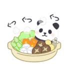 【冬】もふもふパンダンミニ（個別スタンプ：24）