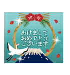 毎年使える！大人のお正月＆クリスマス（個別スタンプ：16）