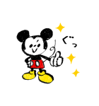 ミッキーマウス（ゆるっとらくがき）（個別スタンプ：6）