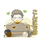 ベビーフェイスのシニアちゃん 9 ☆冬編（個別スタンプ：2）
