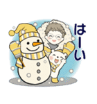 ベビーフェイスのシニアちゃん 9 ☆冬編（個別スタンプ：7）