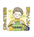 ベビーフェイスのシニアちゃん 9 ☆冬編（個別スタンプ：24）