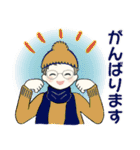 ベビーフェイスのシニアちゃん 9 ☆冬編（個別スタンプ：34）