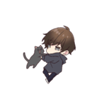 うごく▷メンヘラくん。と ねこくん（個別スタンプ：22）