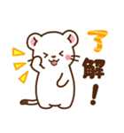 オコジョ♡基本の言葉 冬（個別スタンプ：10）