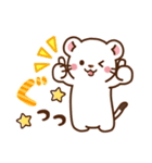 オコジョ♡基本の言葉 冬（個別スタンプ：13）