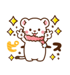 オコジョ♡基本の言葉 冬（個別スタンプ：21）