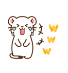 オコジョ♡基本の言葉 冬（個別スタンプ：28）
