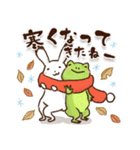 鳥獣戯画【冬の巻】（個別スタンプ：1）
