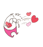 うさぎタイツ × ねこタイツ（個別スタンプ：2）