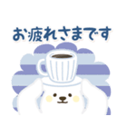 【気づかい】黄色ほっぺのしろくまさん（個別スタンプ：5）