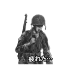 ミリタリー劇画スタンプ 世界大戦編（個別スタンプ：5）