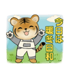 可愛い虎さんのスタンプ ♡ 冬・年末年始（個別スタンプ：12）