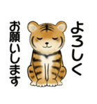 可愛い虎さんのスタンプ ♡ 冬・年末年始（個別スタンプ：19）