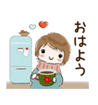普通に大人女子 真冬の到来です  (真冬編)（個別スタンプ：1）