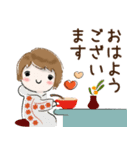 普通に大人女子 真冬の到来です  (真冬編)（個別スタンプ：2）