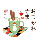 普通に大人女子 真冬の到来です  (真冬編)（個別スタンプ：17）