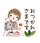 普通に大人女子 真冬の到来です  (真冬編)（個別スタンプ：18）