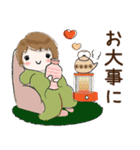 普通に大人女子 真冬の到来です  (真冬編)（個別スタンプ：22）