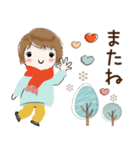普通に大人女子 真冬の到来です  (真冬編)（個別スタンプ：33）