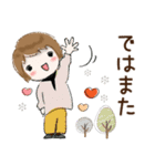 普通に大人女子 真冬の到来です  (真冬編)（個別スタンプ：34）