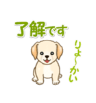 ちびラブラドールの毎日（個別スタンプ：9）