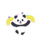 【年末年始】動く！もふもふパンダンミニ（個別スタンプ：8）