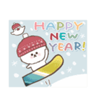 飛び出す⭐︎ おひとよしワンコの年末年始（個別スタンプ：2）