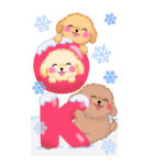 かわいいトイプードル♥お正月【BIG】（個別スタンプ：23）
