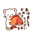 オコジョ♡2022年お正月（年末年始）（個別スタンプ：5）