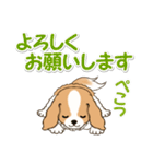 ちびキャバリアの毎日（個別スタンプ：19）