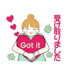 キュートなお団子ちゃん 8 ☆ 冬の思いやり（個別スタンプ：24）