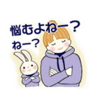 キュートなお団子ちゃん 8 ☆ 冬の思いやり（個別スタンプ：28）