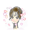 キレイ文字でHappy♡あいさつ言葉（個別スタンプ：8）