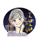 キレイ文字でHappy♡あいさつ言葉（個別スタンプ：11）