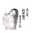 キレイ文字でHappy♡あいさつ言葉（個別スタンプ：17）