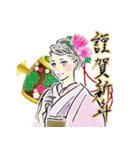 キレイ文字でHappy♡あいさつ言葉（個別スタンプ：33）